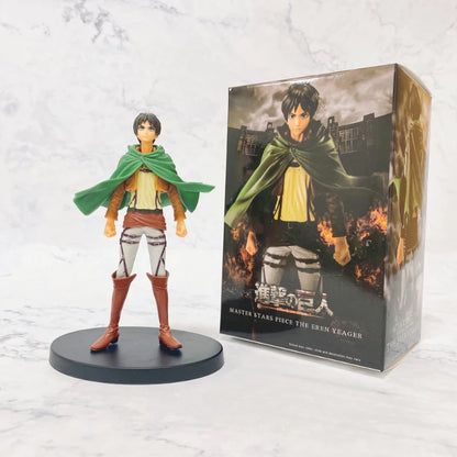 Figuras de Ataque a los Titanes de 16 cm | Figuras coleccionables que representan a Eren, Mikasa y Levi de Attack on Titan. Ideales para fanáticos y coleccionistas, estos modelos detallados traen el mundo del anime a tu espacio. 
