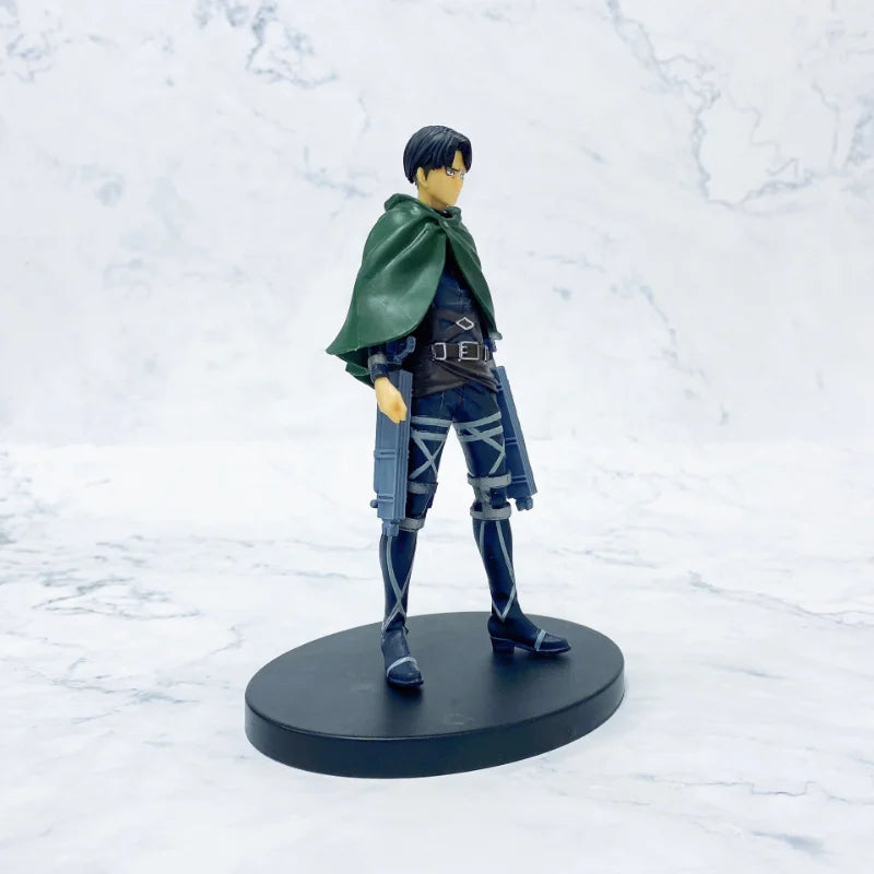 Figuras de Ataque a los Titanes de 16 cm | Figuras coleccionables que representan a Eren, Mikasa y Levi de Attack on Titan. Ideales para fanáticos y coleccionistas, estos modelos detallados traen el mundo del anime a tu espacio. 