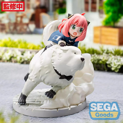 Figura SEGA Luminasta Spy x Family de 16 cm | Anya &amp; Bond Forger, modelo coleccionable inspirado en la misión Extend, perfecto para fans y coleccionistas del anime. 