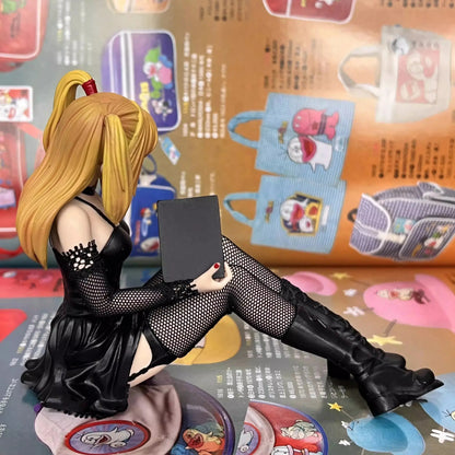 Figura de la nota de muerte de 12 cm | Figura de PVC de Misa Amane, personaje icónico de Death Note, perfecta para coleccionistas y como regalo para fans.