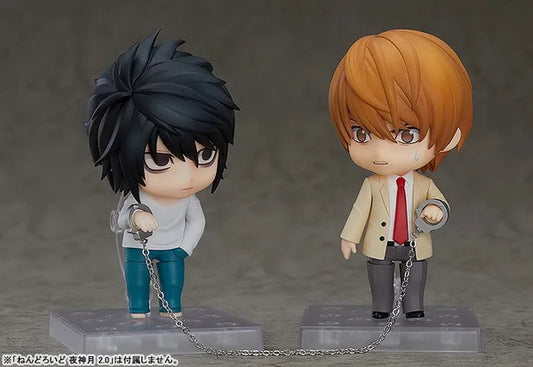 Figuras Death Note de 10 cm | Figuras de PVC de Light Yagami y L, perfectas para colecciones o fans del anime.