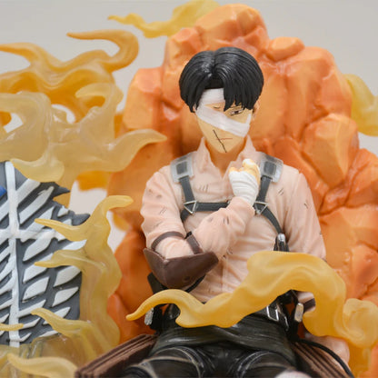 15cm Attack on Titan Figure | Levi Ackerman Figure. This detailed model is a must-have for anime fans. Perfect for collection or as a gift 