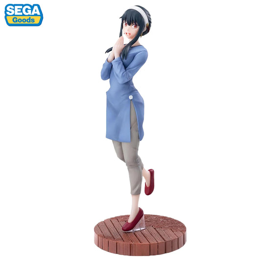 Figura Espía x Familia de 21 cm | Figura de SEGA Luminasta que representa a Yor Forger con su atuendo del segundo final de la temporada 1 de Spy x Family. Perfecto para coleccionistas y fans del anime, ideal como decoración o como regalo. 