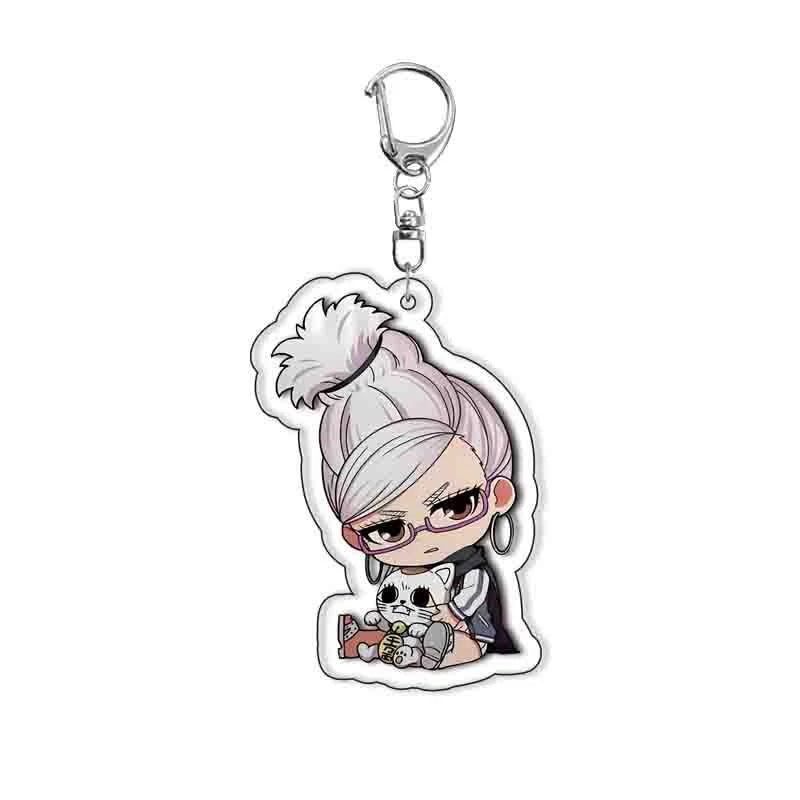 Añade un toque de estilo anime a tus accesorios con estos llaveros acrílicos Dan Da Dan. Estos colgantes versátiles son perfectos para bolsos, llaves o colecciones.