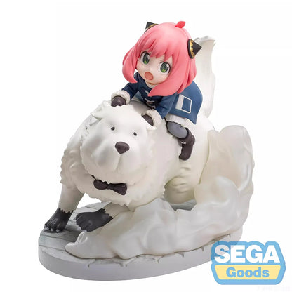 Figura SEGA Luminasta Spy x Family de 16 cm | Anya &amp; Bond Forger, modelo coleccionable inspirado en la misión Extend, perfecto para fans y coleccionistas del anime. 