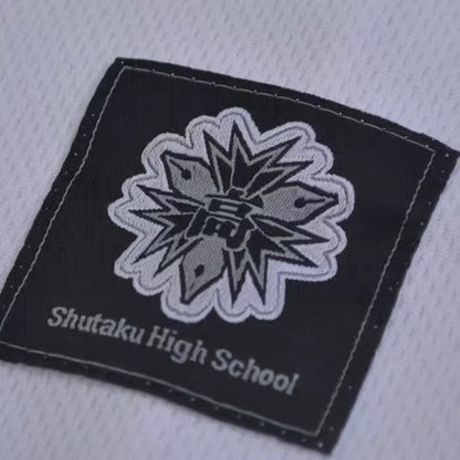 Anime Kuroko's Basketball Cosplay | Uniforme de l'école Shutoku - Ensemble maillot n°6 de Midorima Shintaro. Comprend un t-shirt et un short en tenue de sport. Idéal pour le cosplay, les fans d'anime ou les activités sportives.