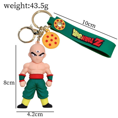 Dragon Ball Figure Keychain Creative Pendant Doll Car Key Ring Backpack Accessories Ideal Gift 