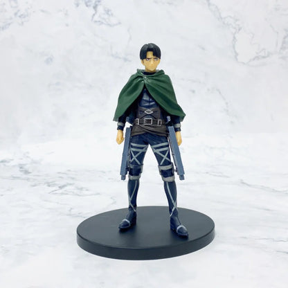 Figuras de Ataque a los Titanes de 16 cm | Figuras coleccionables que representan a Eren, Mikasa y Levi de Attack on Titan. Ideales para fanáticos y coleccionistas, estos modelos detallados traen el mundo del anime a tu espacio. 