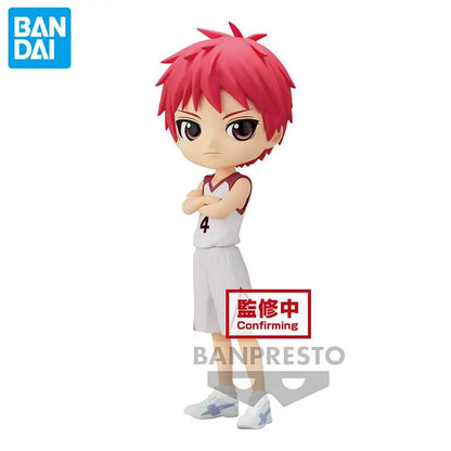 Figura de baloncesto Original Bandai Q posket Kuroko de 14cm | Akashi Seijuro y Midorima Shintaro. Auténtico modelo en caja, ideal para regalo o para coleccionistas de anime.