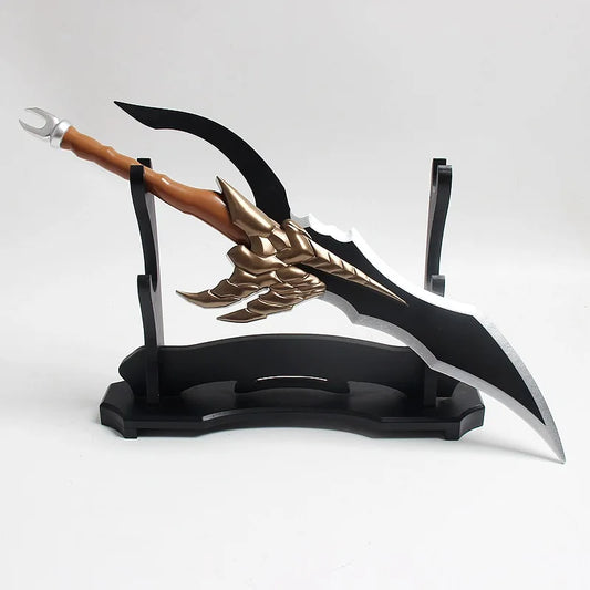 62cm Poison Sword - Collectible Accessory | Steel replica of the Poison Fang weapon with a bamboo guard, inspired by the anime. Ideal for Solo Leveling fans and collections