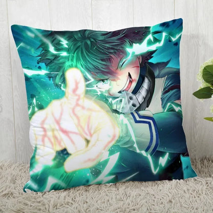 Funda de almohada My Hero Academia de 45*45cm. Ideal para decorar una habitación, un coche o una cama. Un regalo perfecto para los fanáticos del anime.
