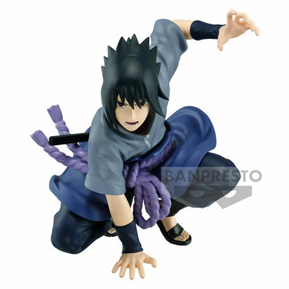 Figura Bandai Banpresto Naruto Shippuden de 12 cm | Modelo de acción que representa a Uchiha Sasuke, figura coleccionable para fans del anime. Perfecto como regalo o decoración.
