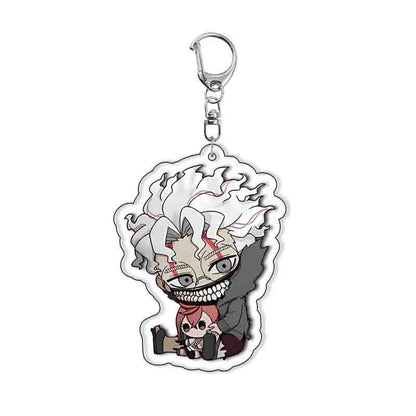 Añade un toque de estilo anime a tus accesorios con estos llaveros acrílicos Dan Da Dan. Estos colgantes versátiles son perfectos para bolsos, llaves o colecciones.