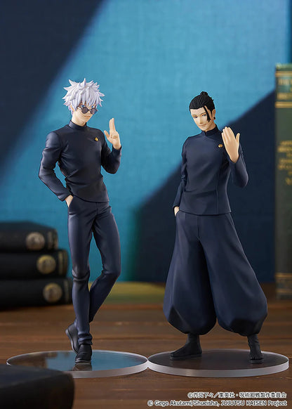 Figuras POP UP PARADE Jujutsu Kaisen de 19 cm | Figuras que representan a Suguru Geto y Satoru Gojo, versión Inventario Oculto / Muerte Prematura. Modelos detallados para coleccionistas y fanáticos del anime.