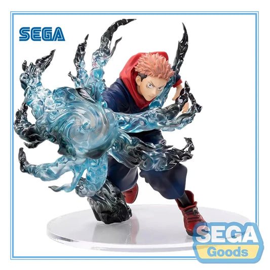 Figura Original genuina de SEGA Jujutsu Kaisen de 19cm | Figura de PVC que representa a Yuji Itadori en acción. Un modelo ideal para coleccionistas y fans del anime, perfecto como regalo o decoración.
