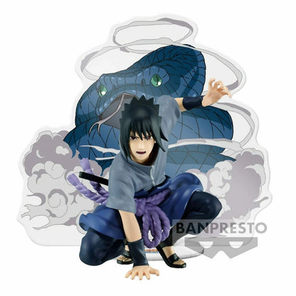 Figura Bandai Banpresto Naruto Shippuden de 12 cm | Modelo de acción que representa a Uchiha Sasuke, figura coleccionable para fans del anime. Perfecto como regalo o decoración.