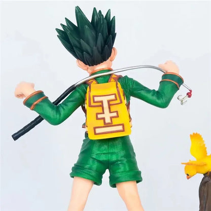 28cm Figurines Hunter X Hunter | Gon Freecss et Killua Zoldyck. Ces modèles détaillés sont parfaits pour les fans de l'anime, excellent cadeau ou pièce de collection