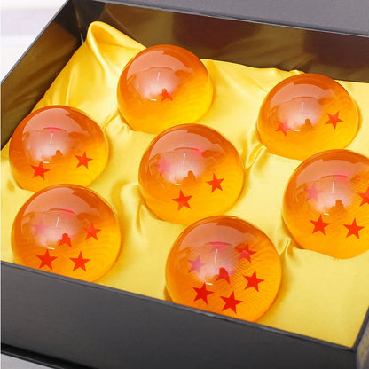 Dragon Ball Crystal Balls Set of 7 (3.5 cm) | Summon Shenron with these collectible figures, perfect as a gift for fans of the anime 