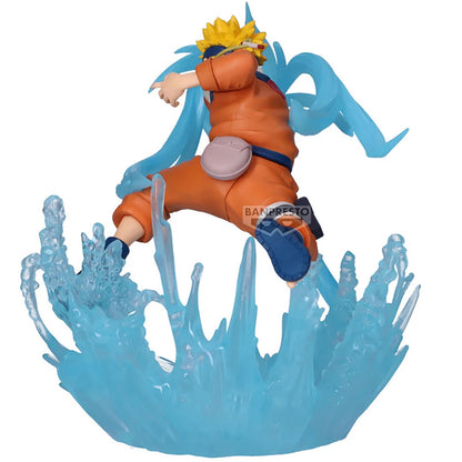 Figura 12cm Bandai Banpresto Edición Combinada Batalla | Figuras de acción originales de Sasuke Uchiha y Naruto Uzumaki en pleno combate. Modelos decorativos perfectos para aficionados y niños.