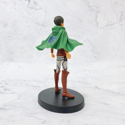 Figuras de Ataque a los Titanes de 16 cm | Figuras coleccionables que representan a Eren, Mikasa y Levi de Attack on Titan. Ideales para fanáticos y coleccionistas, estos modelos detallados traen el mundo del anime a tu espacio. 
