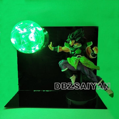 Dragon Ball | Goku, Gogeta et Broly, dotée d'une fonction d'éclairage LED. Parfaite pour la décoration de chambre et ajoute une touche unique à votre collection. Un excellent choix pour les fans de Dragon Ball Z