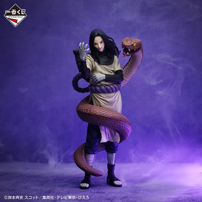 11-25cm BANDAI Ichiban Kuji edición limitada de 3 | Figuras detalladas de PVC de colección de Jiraiya, Orochimaru y Tsunade. Modelos de acción anime, perfectos para colecciones y como regalo para fans de Naruto.