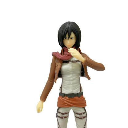 Figuras de Ataque a los Titanes de 16 cm | Figuras coleccionables que representan a Eren, Mikasa y Levi de Attack on Titan. Ideales para fanáticos y coleccionistas, estos modelos detallados traen el mundo del anime a tu espacio. 