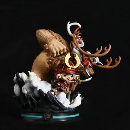 14cm Figurine One Piece | Figurine représentant Chopper dans sa tenue de l’arc Wano Onigashima. Idéale pour les fans de One Piece et les collectionneurs d’objets kawaii !
