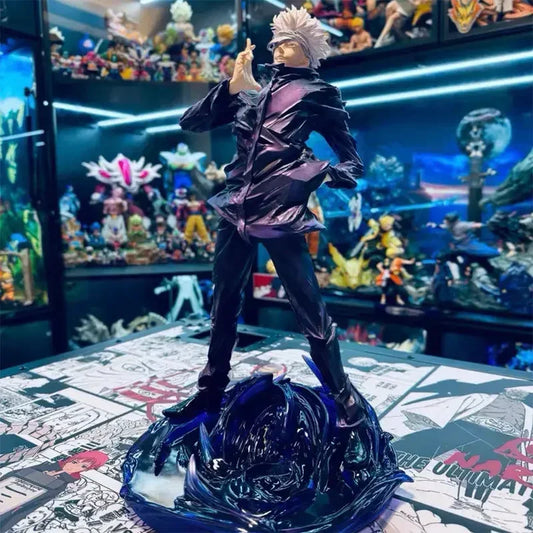 Figura Jujutsu Kaisen de 25 cm | Figura de Gojo Satoru en acción. Un modelo coleccionable perfecto para los fans de Jujutsu Kaisen. Con detalles impresionantes, es una excelente opción para decorar o regalar. 