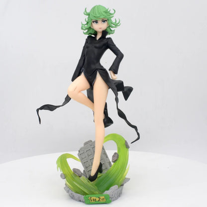 Figura One Punch Man de 22 cm | Figura de PVC de Tatsumaki, también conocido como Tragic Tornado, de One Punch Man. Un modelo coleccionable ideal para los fans del anime y un regalo perfecto para los niños.