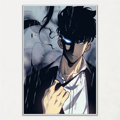 Solo Leveling Unframed Poster | Digital Art Poster for Wall Decor. Ideal for living room, bedroom, restaurant or kitchen. Perfect for anime fans and home decor lovers.