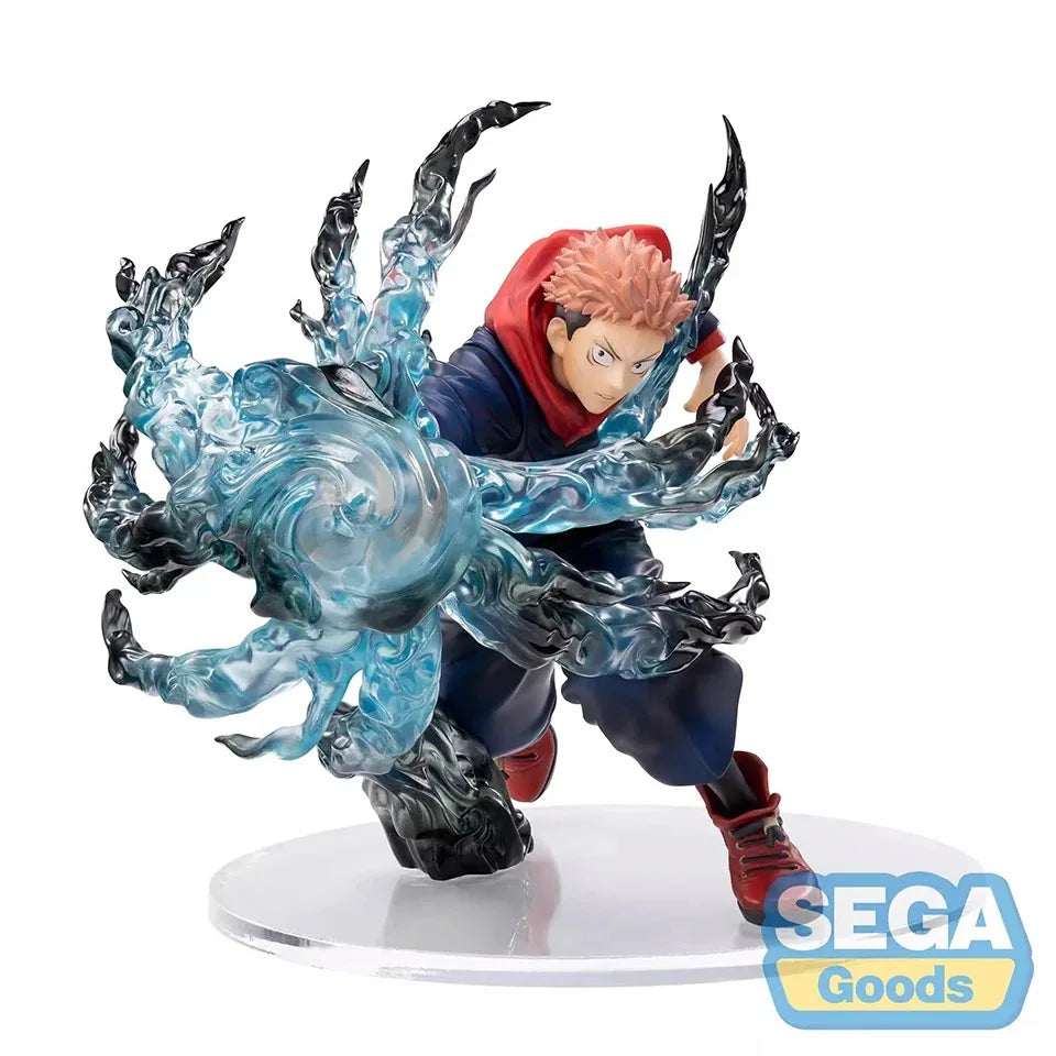 Figura Original genuina de SEGA Jujutsu Kaisen de 19cm | Figura de PVC que representa a Yuji Itadori en acción. Un modelo ideal para coleccionistas y fans del anime, perfecto como regalo o decoración.
