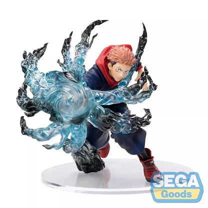 Figura Original genuina de SEGA Jujutsu Kaisen de 19cm | Figura de PVC que representa a Yuji Itadori en acción. Un modelo ideal para coleccionistas y fans del anime, perfecto como regalo o decoración.