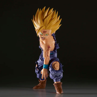 10-13cm Figurine Dragon Ball Z | Figurine officielle Banpresto de la gamme Match Makers représentant Gohan affrontant Cell. Modèle en PVC détaillé, idéal pour les collectionneurs et fans de DBZ