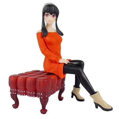 Figuras ESPÍA×FAMILIAR de 15 cm | Figuras que representan a Anya y Yor Forger. Ideal como decoración de mesa, esta detallada figura es perfecta para niños y fanáticos de SPY×FAMILY. Una gran opción de regalo para los amantes del anime. 