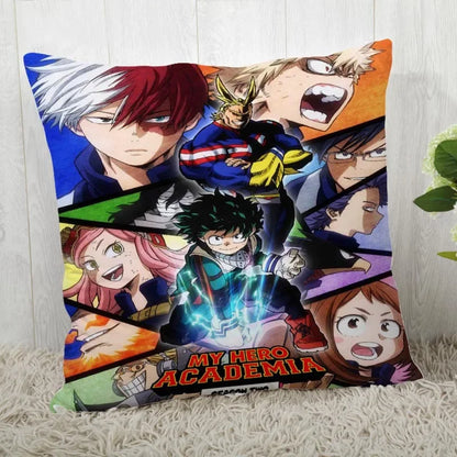 Funda de almohada My Hero Academia de 45*45cm. Ideal para decorar una habitación, un coche o una cama. Un regalo perfecto para los fanáticos del anime.