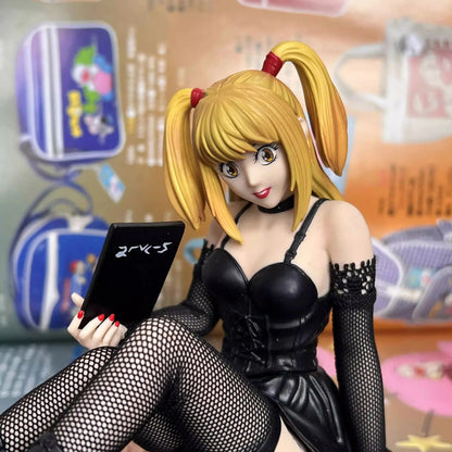 Figura de la nota de muerte de 12 cm | Figura de PVC de Misa Amane, personaje icónico de Death Note, perfecta para coleccionistas y como regalo para fans.