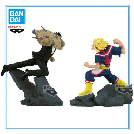 Figuras My Hero Academia de 11 cm | Vuelve a visitar la legendaria batalla entre All Might y All For One con estas figuras de PVC. Un dúo de acción perfecto para los fans de Boku no Hero Academia y coleccionistas de anime.