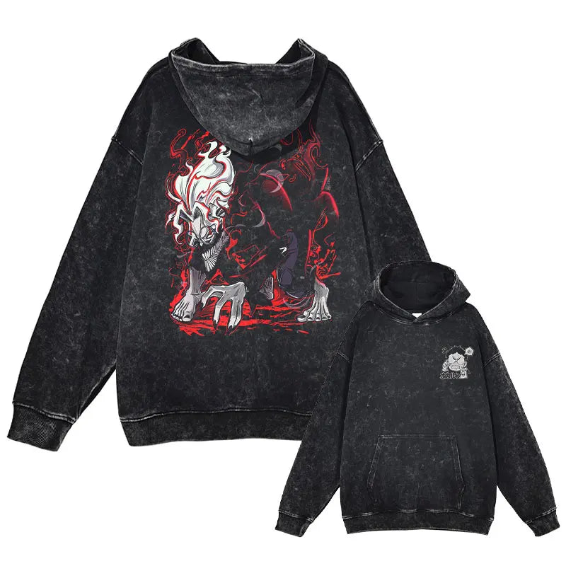 Hoodie vintage lavé inspiré de Dan Da Dan, un incontournable pour les fans du manga. Avec son design oversize et son style streetwear. Confortable et stylé, il est parfait pour les hommes et les femmes qui souhaitent afficher leur amour pour l'anime