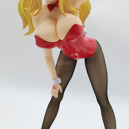 Figura de cola de hada de 38 cm | Figura de PVC de Lucy Heartfilia disfrazada de conejita. Esta figura detallada ofrece un diseño premium. Un modelo de colección perfecto para fans.