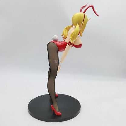 Figura de cola de hada de 38 cm | Figura de PVC de Lucy Heartfilia disfrazada de conejita. Esta figura detallada ofrece un diseño premium. Un modelo de colección perfecto para fans.