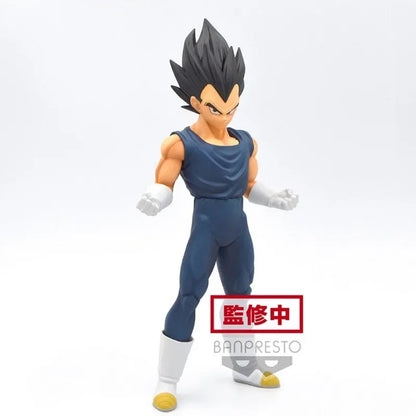 11cm Figurine Dragon Ball Super | Figurine officielle Banpresto DXF de Goku et Vegeta dans la version théâtrale de Dragon Ball Super: Super Hero. Modèle détaillé en PVC, parfait pour les collectionneurs et fans de l’anime