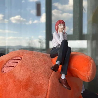 14cm Figurine Noodle Stopper Chainsaw Man | Modèle en PVC de Makima, parfait pour les fans d'anime. Idéal comme décoration, cadeau d'anniversaire ou pour collection