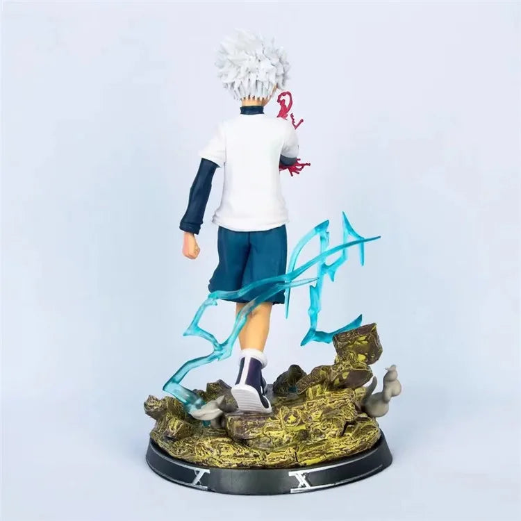 28cm Figurines Hunter X Hunter | Gon Freecss et Killua Zoldyck. Ces modèles détaillés sont parfaits pour les fans de l'anime, excellent cadeau ou pièce de collection
