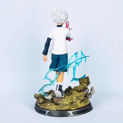 28cm Figurines Hunter X Hunter | Gon Freecss et Killua Zoldyck. Ces modèles détaillés sont parfaits pour les fans de l'anime, excellent cadeau ou pièce de collection