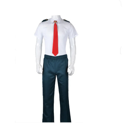 Cosplay completo de UA Hero Academy del uniforme escolar de los héroes del anime. Perfecto para cosplay y eventos como Halloween. Unisex, ideal para los fans de Boku No Hero Academia.