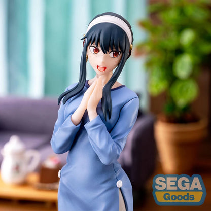 Figura Espía x Familia de 21 cm | Figura de SEGA Luminasta que representa a Yor Forger con su atuendo del segundo final de la temporada 1 de Spy x Family. Perfecto para coleccionistas y fans del anime, ideal como decoración o como regalo. 