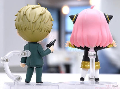 Figuras ESPÍA×FAMILIAR de 10 cm | Figuras que representan a Anya, Loid y Yor Forger en versiones kawaii. Perfectas para coleccionistas, estas adorables figuras son ideales como modelos decorativos o regalos para fanáticos. 