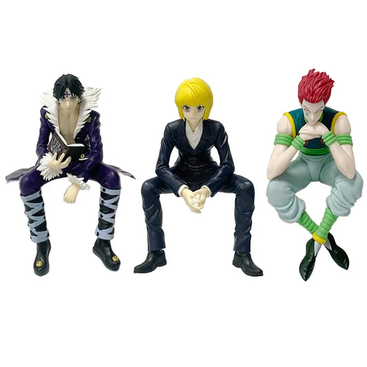 15cm Figurines Hunter X Hunter | Ces figurines de Kuroko, Kurapika, Hisoka et Illumi sont d'excellent modèle de collection. Un cadeau parfait pour les fans d'anime, en particulier ceux qui adorent Hunter x Hunter