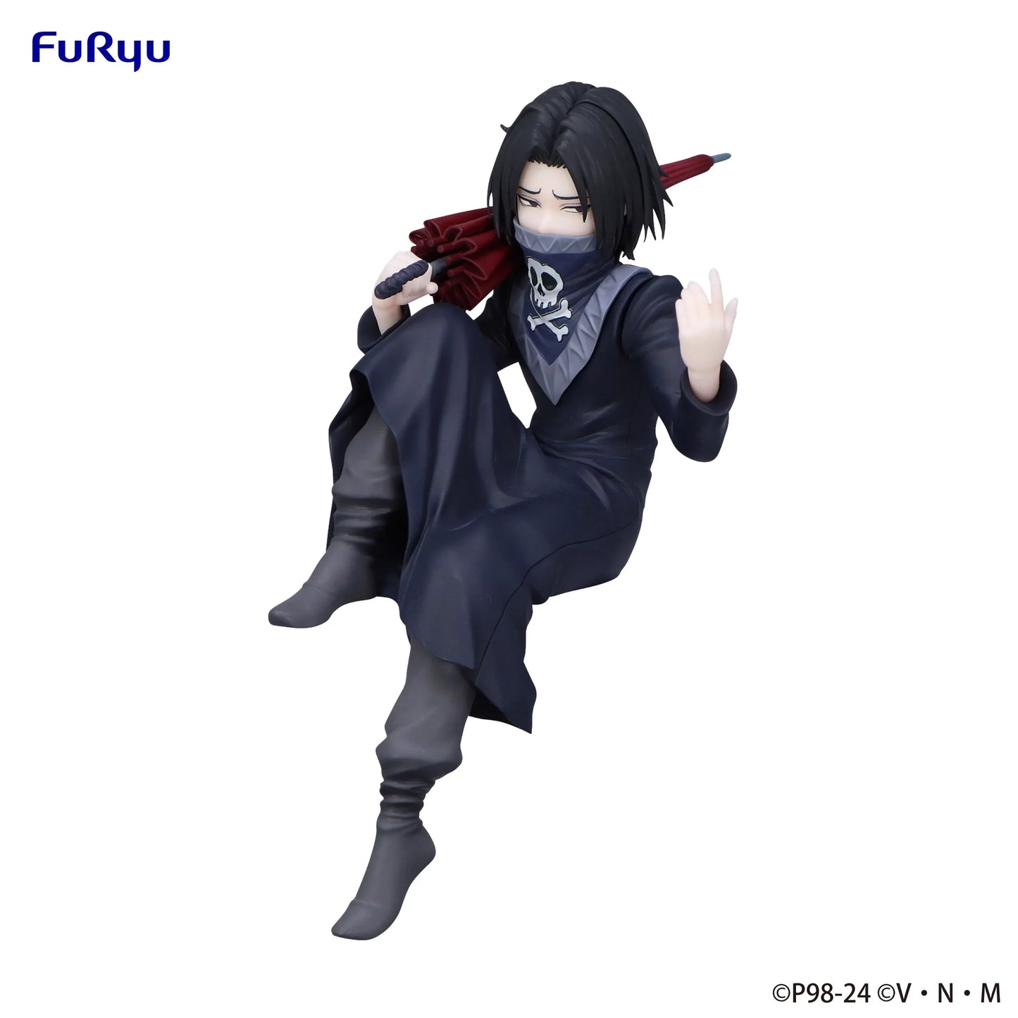 Figura Original FuRyu Hunter x Hunter de 10cm | Figura oficial de Feitan Noodle Stopper, ¡perfecta para decorar tu escritorio o regalar a los fanáticos de Hunter x Hunter!